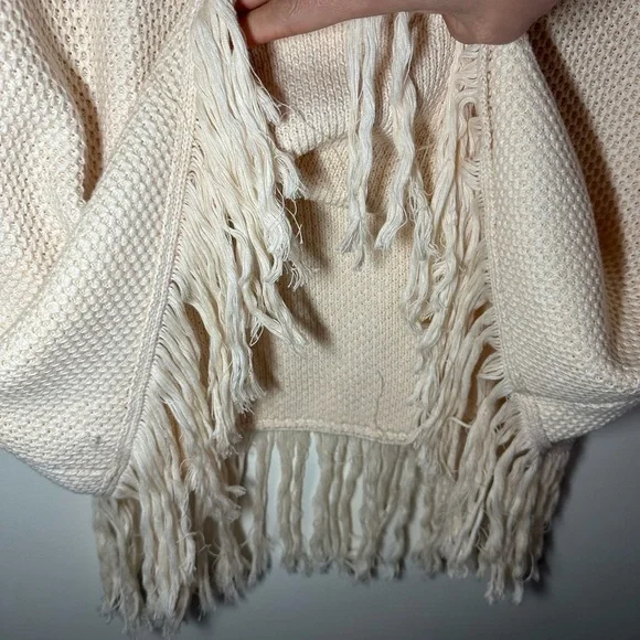 NWT Future Collective Sleeveless Knit Fringed Hem Dress Beige Women’s Size XXL - Picture 6 of 10